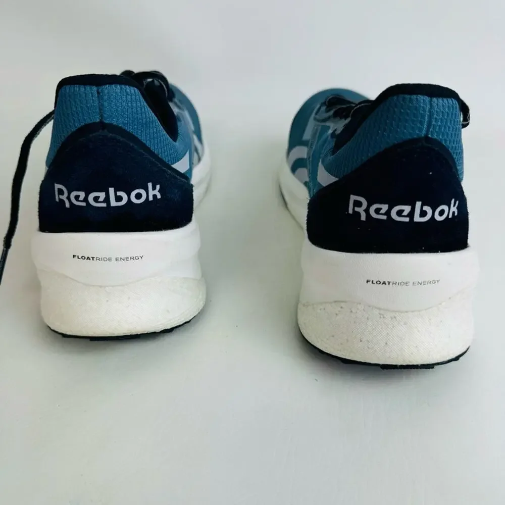 Reebok Womens Floatride Energy Shoes Composite Toe‎ Blue White Sneakers Size 8M